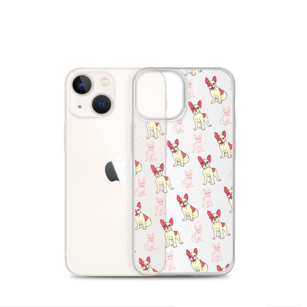 French Bulldog iPhone Clear Case