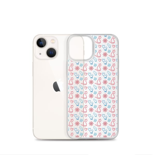 clear-case-for-iphone-iphone-13-mini-case-with-phone-6a1d6fc0b05dc-1.jpg Cats and Flowers iPhone Clear Case
