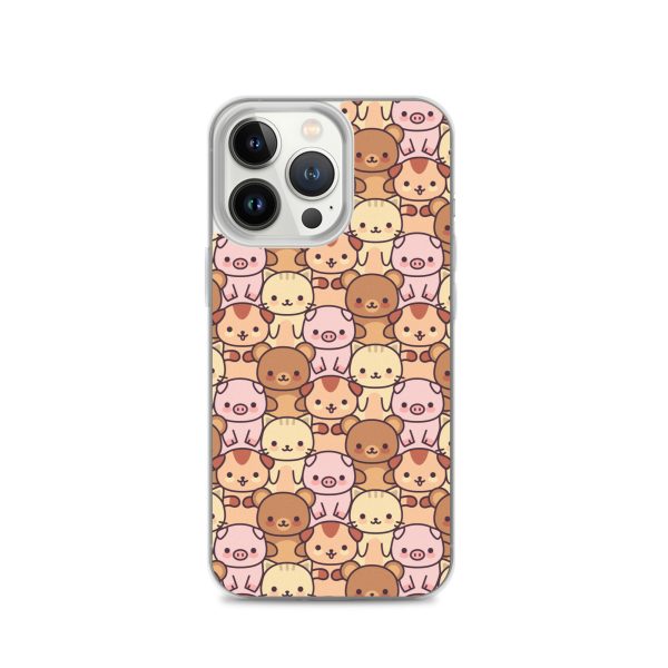 Kawaii Animals iPhone Clear Case