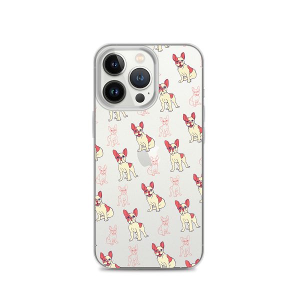French Bulldog iPhone Clear Case