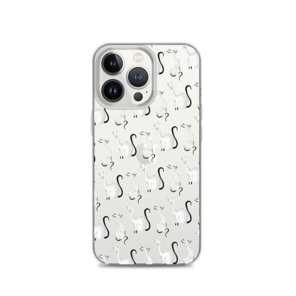 Classy Cats iPhone Clear Case