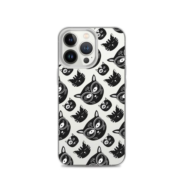 Funky Cats iPhone Clear Case