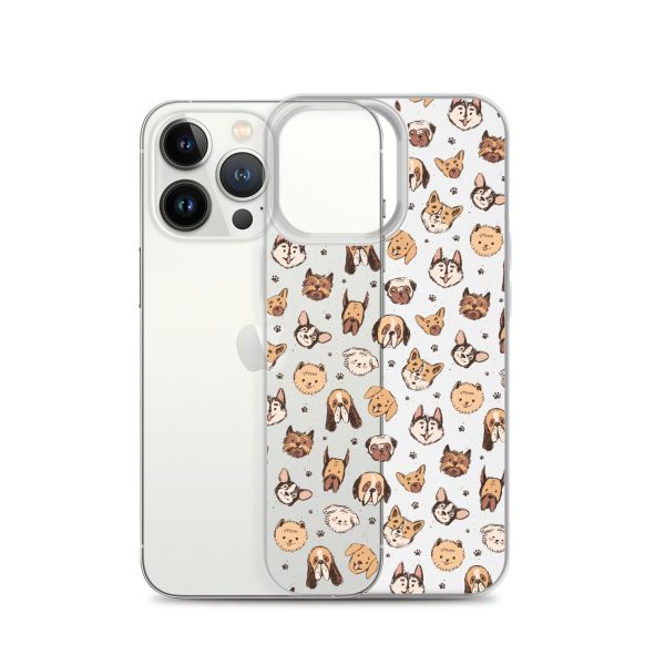 Cute Dog Breeds iPhone Clear Case