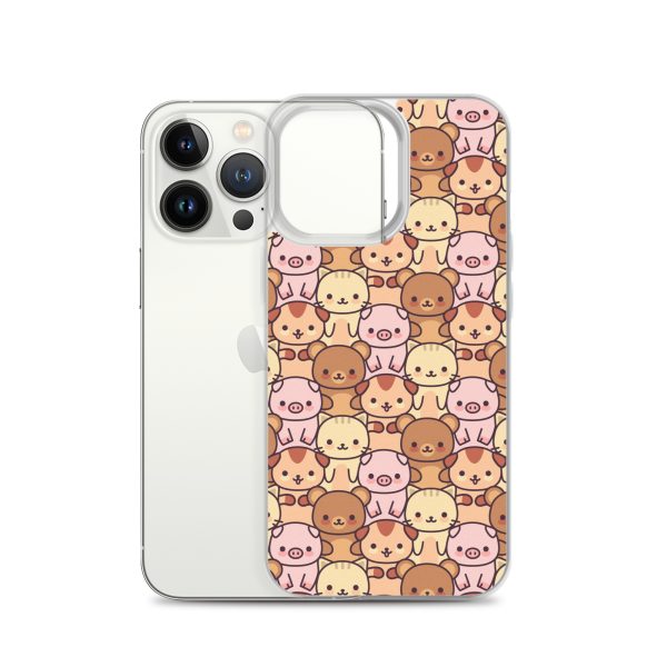 Kawaii Animals iPhone Clear Case