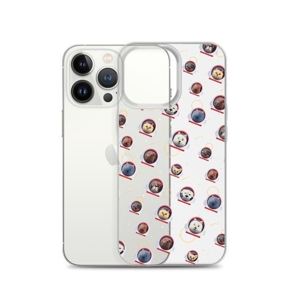 Space Dogs iPhone Clear Case