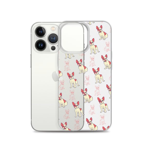 French Bulldog iPhone Clear Case