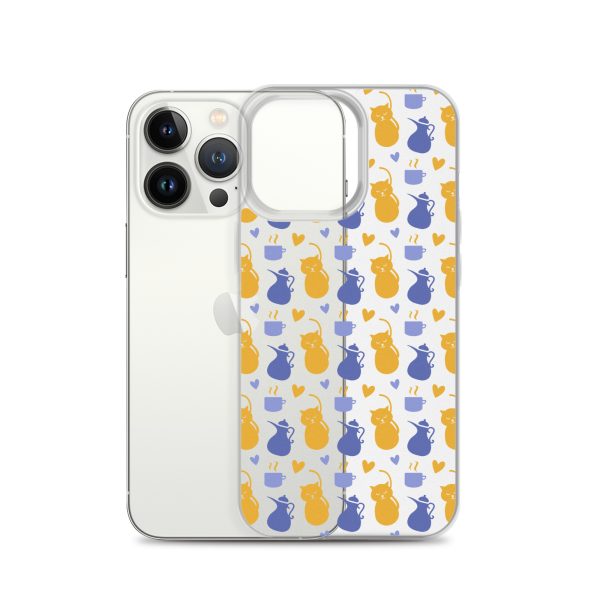 Tea and Cat iPhone Clear Case