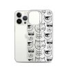 Cartoonish Cat iPhone Clear Case
