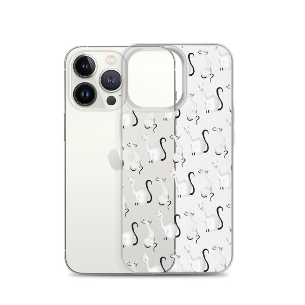 Classy Cats iPhone Clear Case