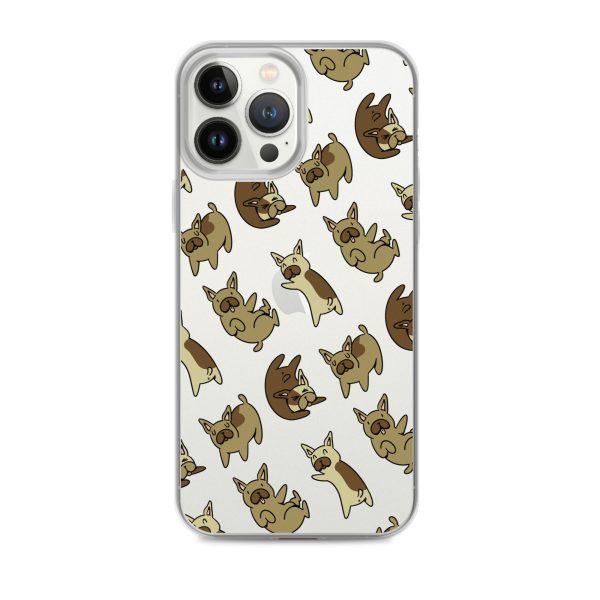French Bulldog iPhone Clear Case