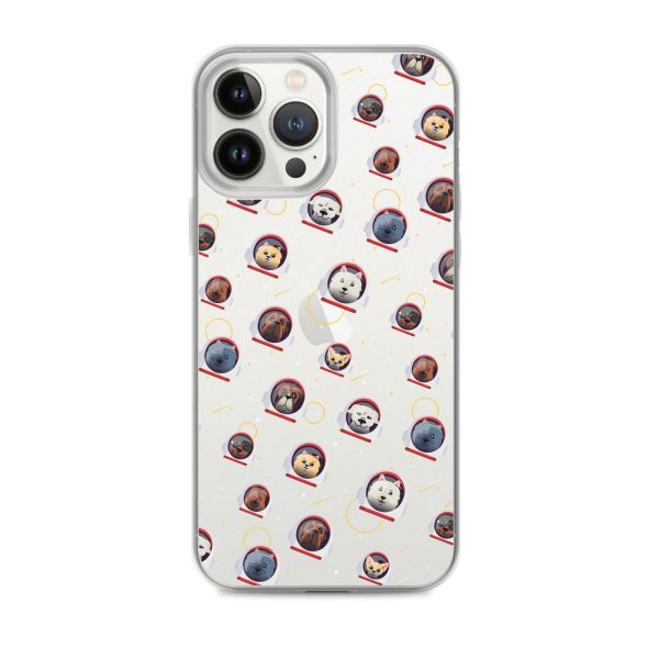 Space Dogs iPhone Clear Case