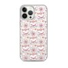 Cat Flowers and Hearts iPhone Clear Case