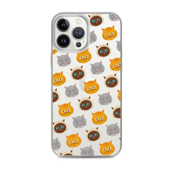 Cute Cats iPhone Clear Case