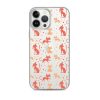 Cat Silhouettes Seamless iPhone Clear Case