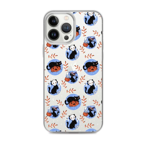 Halloween Cats iPhone Clear Case