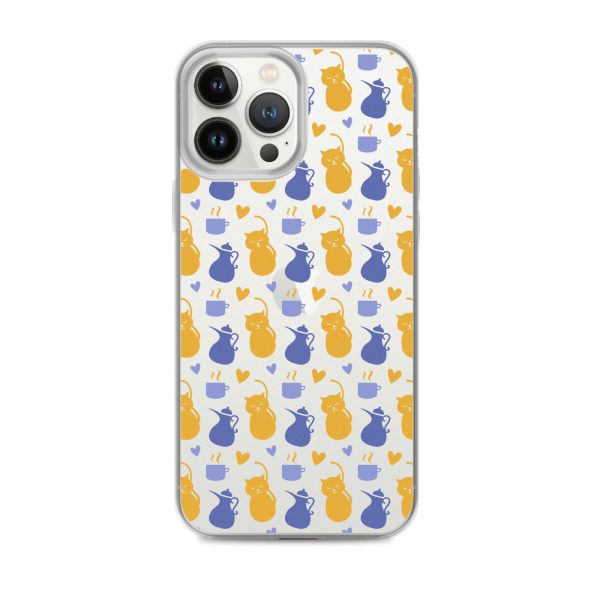 Tea and Cat iPhone Clear Case