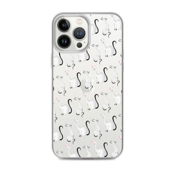 Classy Cats iPhone Clear Case