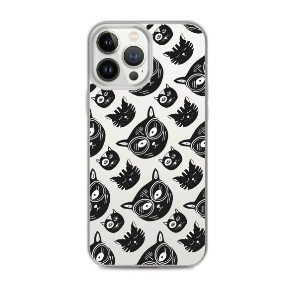 Funky Cats iPhone Clear Case