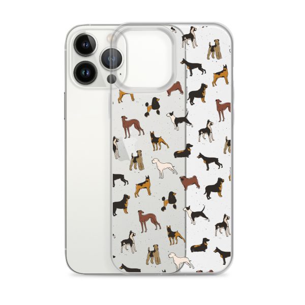 Dog Breeds iPhone Clear Case