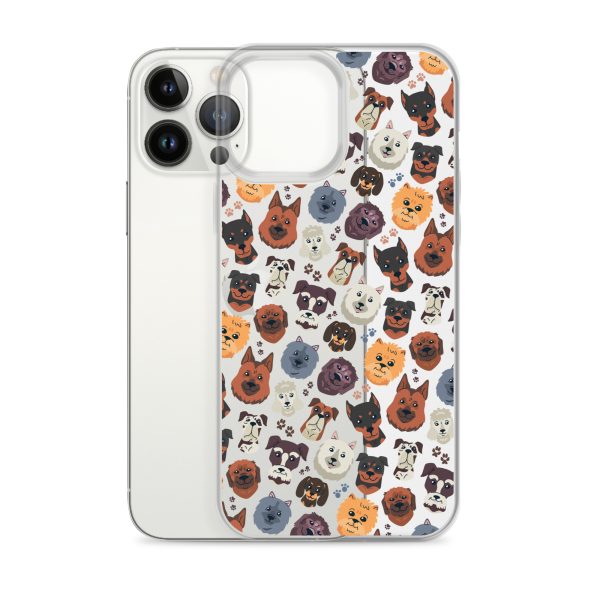 Dog Heads iPhone Clear Case