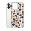 Dog Heads Seamless iPhone Clear Case