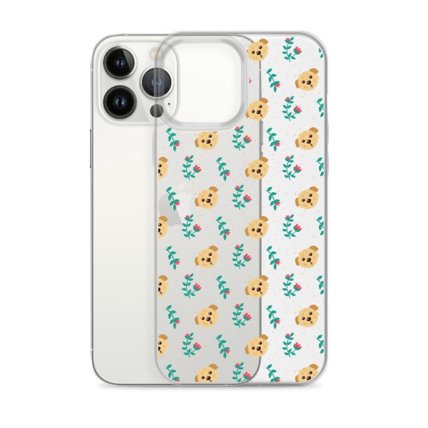 clear-case-for-iphone-iphone-13-pro-max-case-with-phone-6a1d6bd25b08f.jpg Dogs and Flowers iPhone Clear Case