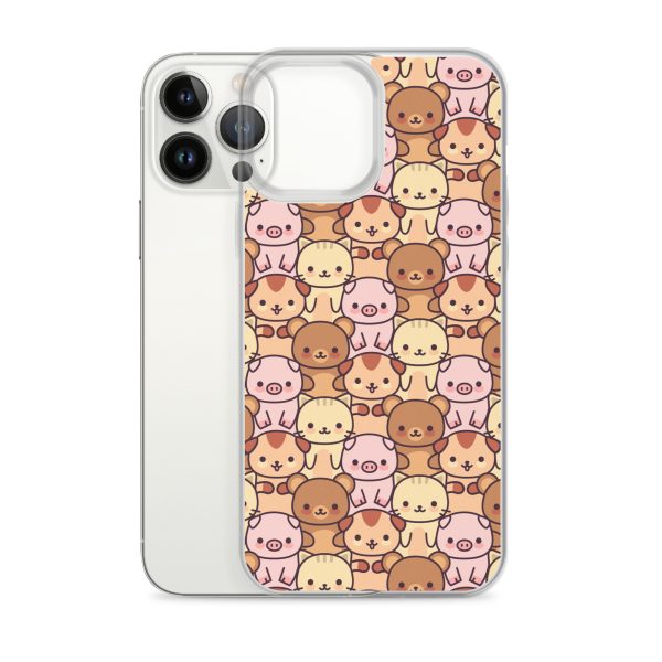 Kawaii Animals iPhone Clear Case