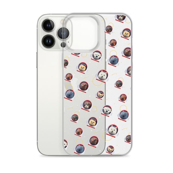 Space Dogs iPhone Clear Case