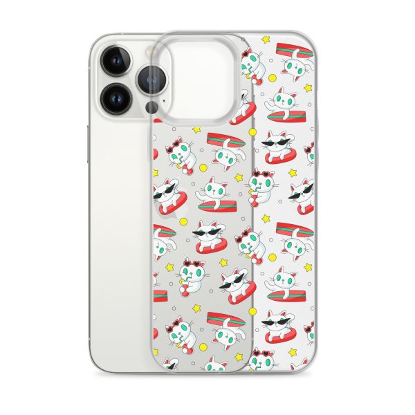 clear-case-for-iphone-iphone-13-pro-max-case-with-phone-6a1d6f6a9e86f.jpg Cat Surfing iPhone Clear Case