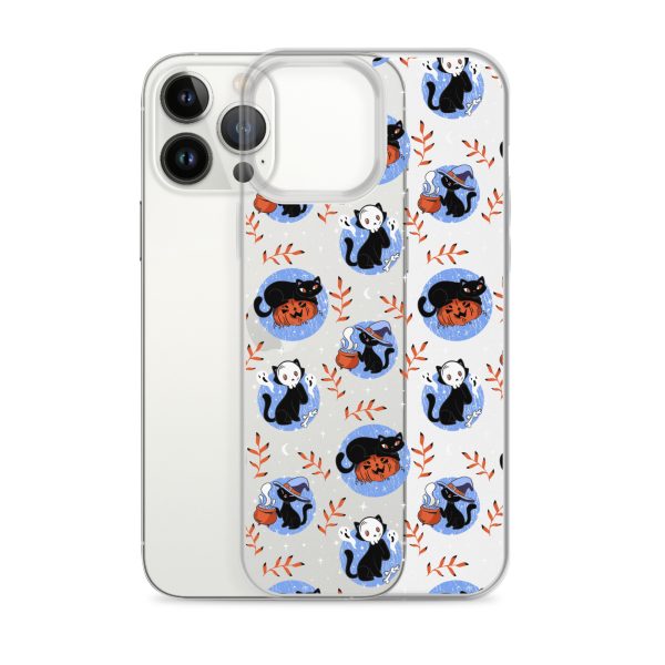 Halloween Cats iPhone Clear Case