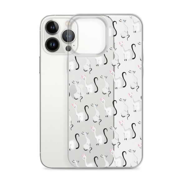 Classy Cats iPhone Clear Case