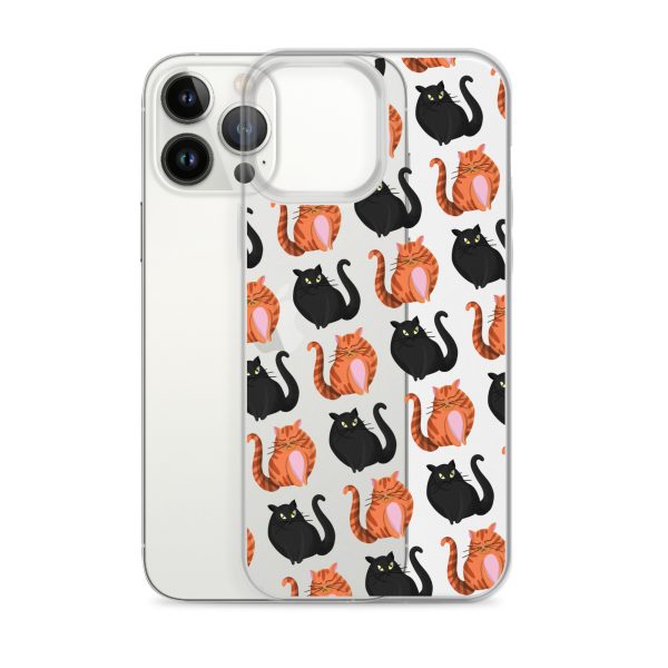 Cute Cat iPhone Clear Case