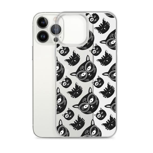 Funky Cats iPhone Clear Case