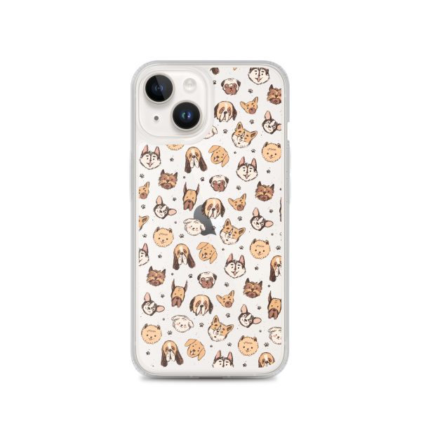 Cute Dog Breeds iPhone Clear Case