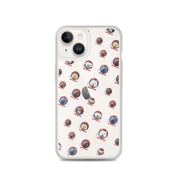Space Dogs iPhone Clear Case