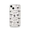 Cartoonish Cat iPhone Clear Case