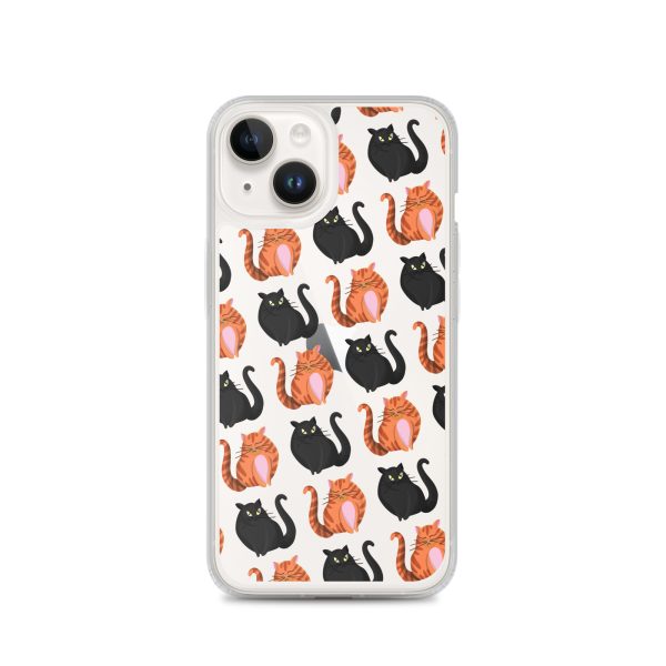 Cute Cat iPhone Clear Case