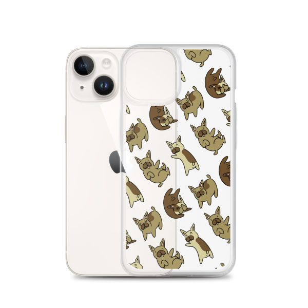 French Bulldog iPhone Clear Case