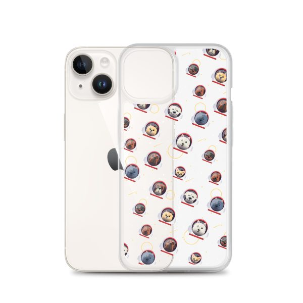 Space Dogs iPhone Clear Case