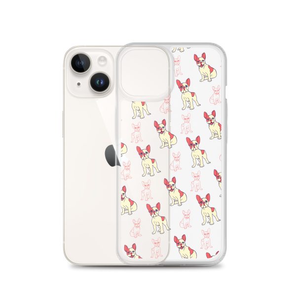 French Bulldog iPhone Clear Case