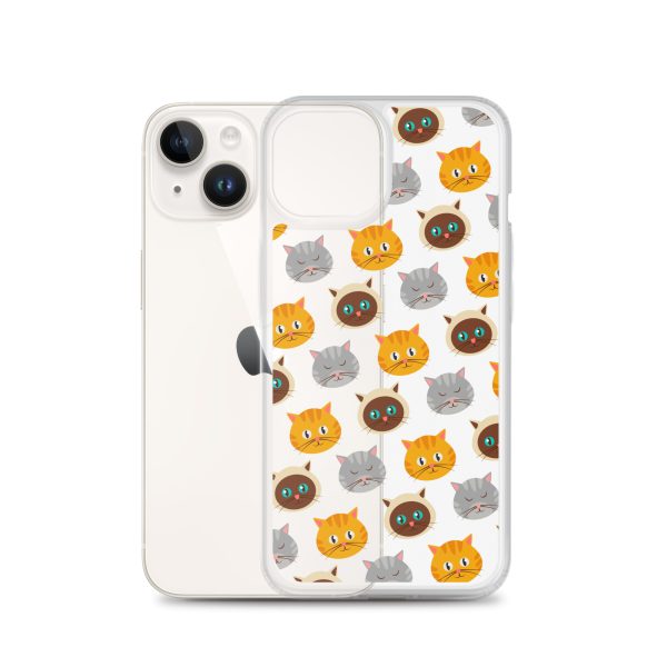 Cute Cats iPhone Clear Case