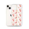 Cat Silhouettes Seamless iPhone Clear Case