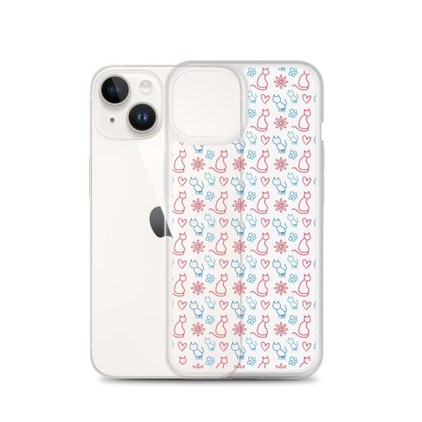 clear-case-for-iphone-iphone-14-case-with-phone-6a1d6fc0b0bae-1.jpg Cats and Flowers iPhone Clear Case