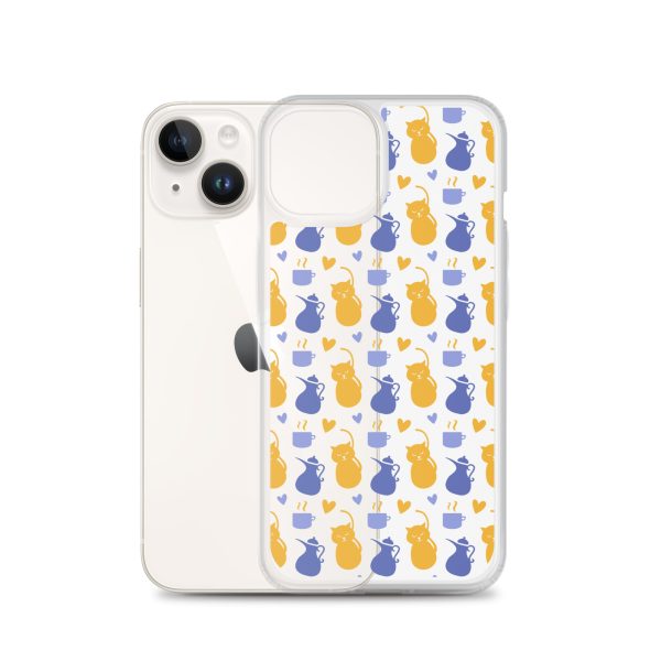 Tea and Cat iPhone Clear Case