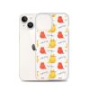 Abstract Colorful Cats iPhone Clear Case