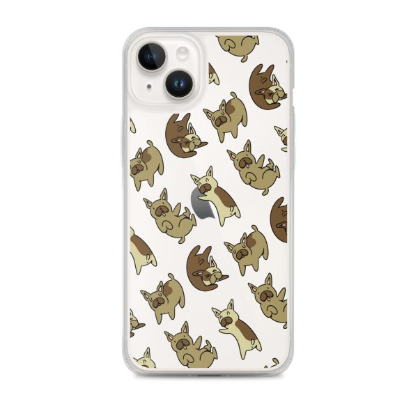 French Bulldog iPhone Clear Case