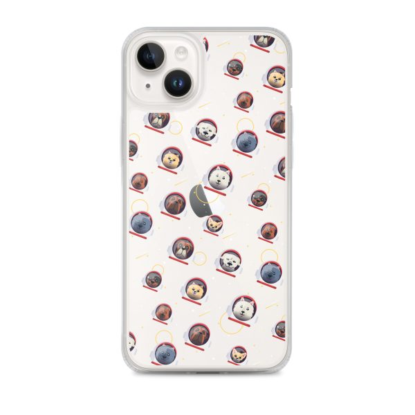 Space Dogs iPhone Clear Case