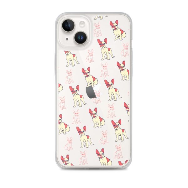 French Bulldog iPhone Clear Case