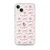 Cat Flowers and Hearts iPhone Clear Case