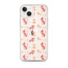 Cat Silhouettes Seamless iPhone Clear Case